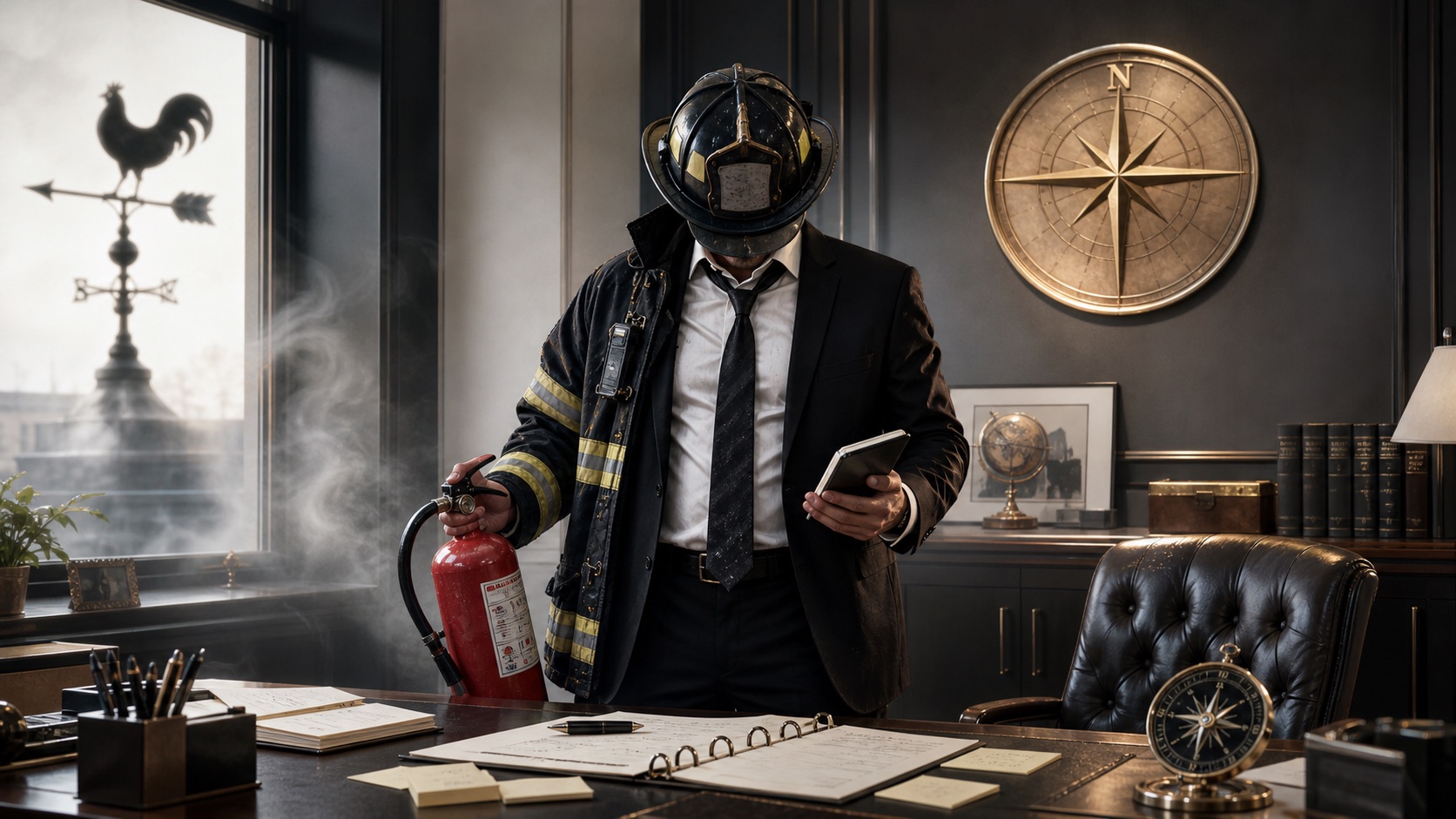 Preview image for The Weather Vane Became a Firefighter.